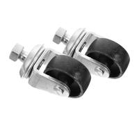 HEALEEP 2 Roues Pivotantes Robustes pour Cric de Plancher Hydraulique Horizontal, Acier Renforcé, Filet Épais 16 Fils, Accessoires de Réparation pour Garage, Roulettes Charge Lourde,