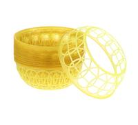 HEALEEP 20pcs Anneaux Plastique Tressés pour Chapeaux, Légers et Finition Soignée, Support pour Voyage et Rangement Estival