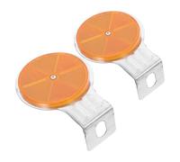 HEALEEP 2pcs Panneaux Réfléchissants Robustes en Abs pour Signalisation Routière, Installation Facile, Haute Visibilité pour Avertissement Trafic et Allées