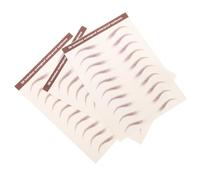 HEALEEP 3 feuilles Autocollants Sourcils Réalistes Marron Étanches pour Maquillage Sculptant Sourcils Naturels et Durables