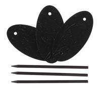 HEALEEP 3 pièces Barrette à Cheveux Cuir Support de Chignon avec Baguette Clip Accessoire Élégant pour Types de Cheveux