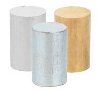 HEALEEP 3 Pièces Cylindres Métalliques Cuivre et Aluminium Outils Pédagogiques pour Expériences de Spécifique