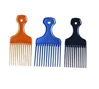 HEALEEP 3 Pièces Peigne Rétro Pour Coiffe Simple Peigne Résine Pour Homme à Insert Pour Coiffe