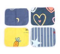 HEALEEP 4 Pièces Tapis Imperméable en Coton Lavable pour Cages de Petits Animaux, Absorption, pour Décoration Lumineuse et Cages de Hérissons ou Lapins Plusieurs Styles
