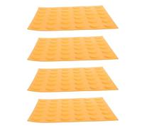 HEALEEP 4pcs Panneau D'aveuglement pour Allée Piétonne et Trottoir en Pvc Antidérapant Surface Texturée Facile à Installer pour Chemins Extérieurs Destinés aux Malvoyants