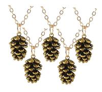 HEALEEP 5 Pièces Collier Herbier de de Décorations de Élégantes pour Femme Bijoux Créatifs pour Événements Spéciaux