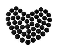 HEALEEP 50 Pièces Mini-Chapeau Petit Chapeau Haut de Forme Mini noël Mini Chapeaux Haut de Forme pour l'artisanat Chapeau Miniature de noël Miniature en Plastique métier de Noir