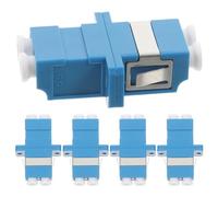 HEALEEP 5pièces Coupleur Fibre Optique LC Adaptateur pour Connexion Réseau Coupleur De Câble Fibre Optique pour Connecteurs Simplex