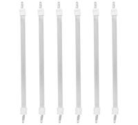 HEALEEP 6 Pièces Élément Chauffant Quartz Blanc pour Chauffage Intérieur, Tube Électrique de 30 Cm Installation Facile et Performance de Chauffage Rapide