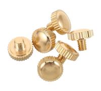 HEALEEP 6 Pièces Vis Moletée en Laiton pour Support de Saxophone, | Remplacement pour Pupitre de Saxophone, Anti Glissement et Maintien Stable, pour Pince Téléphone ou Pied de Clarinette