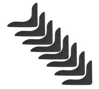 HEALEEP 8 Pièces Autocollants Antidérapants pour Tapis Fixateurs de Coins Réutilisables et Lavables Adhésifs pour Sécuriser Tapis à