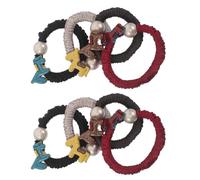 HEALEEP 8 Pièces Élastiques à Cheveux de Dessin Animé Cheval Colorés, Confortables et Extensibles, Accessoires Filles Pendant le Nouvel An Chinois 2026