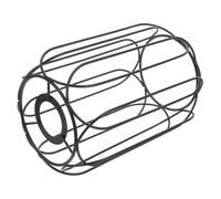 HEALEEP Abat Jour Métallique Industriel Vintage avec Cage Rétro pour Lampes Pied et Plafonniers Protection Ampoule Polyvalente pour Salon Chambre Cuisine Bar