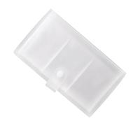 HEALEEP Album de Cartes de Visite Transparent Fentes Porte Cartes pour Cartes de Crédit de Nom Rangement Élégant