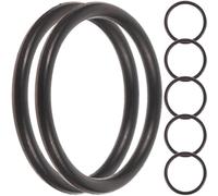 HEALEEP Anneaux Amortisseurs de Trompette Accessoire Silencieux et Facile à Transporter en Caoutchouc Noir 20pcs pour Trompette et Cornet