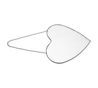 HEALEEP Attrape-Soleil en Verre à Suspendre de Cœur, Décoration Intérieure Créative pour Fenêtres, Matériau Verre et Fer, pour Salons et Ateliers de Loisirs