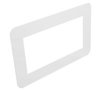 HEALEEP Autocollant sans Vis Blanc en Acrylique de Plaque D'interrupteur Cadre Décoratif Moderne pour Panneaux Muraux, pour Divers Intérieurs et Espaces de Travail