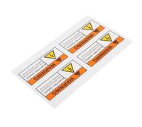 HEALEEP Autocollants D’avertissement Électrique en Vinyle 4 Pcs Panneau de Salle Électrique Haute Tension Usage Professionnel Sécurité Industrielle