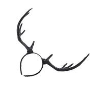 HEALEEP Bandeau de Noël Corne de Cerf Serre-tête de Noël pour Coiffure Festive Réutilisable et Élastique
