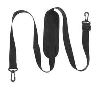 HEALEEP Bandoulière pour Paquet D'ordinateur Portable en Nylon Réglable et Confortable Épaulette Large, Ceinture de Rechange Noire Adaptée aux Paquet à Main et Tote Bags