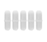 HEALEEP Barre D'agitation Magnétique Ptfe Blanche Portable 5pcs pour Mélange de Boissons et Sauces à Domicile Bureau, Agitateur Magnétique Pratique Réutilisable