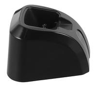 HEALEEP Base de Chargeur pour Tondeuse à Cheveux en Abs Noir, Charge Sûre et Pratique pour Tondeuses Électriques à Deux Ports, pour Usage Personnel et Salons de Coiffure