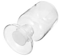 HEALEEP Bocal en Verre D'allumettes de Cloche Transparent, Bouteille en Verre Classique, Solide et Facile à Transporter pour Décoration Intérieure Salon