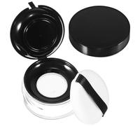 HEALEEP Boîte à Poudre Compacte en Plastique de 15g Houppette en Éponge, Sécurité et Fiabilité pour Ranger et Transporter le Maquillage Bureau Rendez-