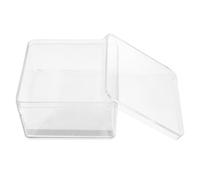 HEALEEP Boîte à Spécimens d'Insectes Miniature 3.54X3.54X2.17 Pouces Vitrine Claire Facile à Ouvrir pour Observation et Rangement des Insectes