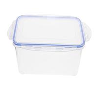 HEALEEP Boîte de Conservation Alimentaire 3000ml Transparente Couvercle Étanche en Plastique Léger pour Stockage la Cuisine Réfrigérateur et Rangement Fruits Légumes Bento Portable