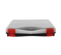 HEALEEP Boîte de Rangement en Plastique PP avec Compartiments Multiples, Poignée Portable, Couvercle Transparent, Format Compact pour Visserie, Petites Pièces et Accessoires D’Outillage,