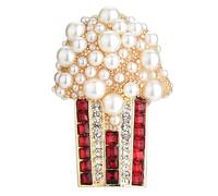 HEALEEP Broche Popcorn Alliage Colorée Élégante pour Femme Accessoire Mode Polyvalent pour Vêtements Vestes Robes et Costumes Décoration Chic pour Mariages et Fêtes