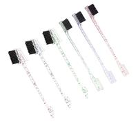 HEALEEP Brosse à Sourcils Biseautée Duo Multi-usages pour Maquillage Femme, Précision Poils Synthétiques, pour Sourcils et Contours Visage