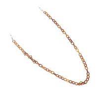 HEALEEP Chaîne de Lunettes Acrylique Marron Antidérapante pour Femmes Chaîne Anti-perte Résistante et Élégante pour Lunettes de Soleil Lecture