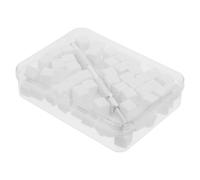 HEALEEP Coffret Manucure Professionnel 101 Pièces Éponges à Ongles en Acier Inoxydable et Pince Précise pour Design Nail Art Dégradé et Contrôle