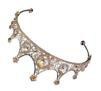 HEALEEP Couronne Cristal Diadème Éblouissant pour Mariage et Fête Accessoire Élégant et Durable pour Distinguer Lors des Événements