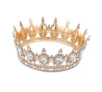 HEALEEP Couronne de Mariage avec Diadème Baroque pour Mariée et Demoiselle Élégant Accessoire de Fête Coiffe et Confortable pour Cérémonie Nuptiale