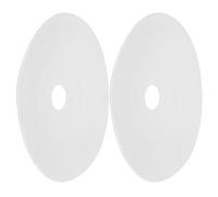 HEALEEP Couvercle de Lampe Chauffante pour Reptiles en Fer Blanc 2pcs, Abat-Jour Rond 11,6 Pouces, Protection Anti-brûlure pour Terrariums et Poulaillers