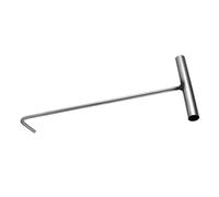 HEALEEP Crochet de Levage T en Acier Inoxydable Léger et Portable pour Plaques D'égout et Regards, Capacité 150kg, pour Soulever les Regards et Accéder aux Drains