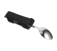 HEALEEP Cuillère Adaptative Dérapante Ergonomique pour Personnes Âgées et Handicapées Ustensile Portable Conçu pour Tremblements Manche Antidérapant pour Usage Facile et Confortable