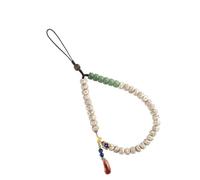 HEALEEP Dragonne Courte pour Téléphone Portable en Bois Naturel, Lanière Rétro Légère et Élégante, Corde Suspendue Poignet pour Usage Extérieur et Décoration Téléphone