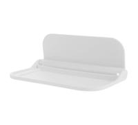 HEALEEP Étagère Murale Pliante Blanche Support de Rangement Compact pour Petits Objets Design Contemporain et Pratique pour Maison Bureau Cuisine Gain de Place et