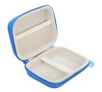 HEALEEP Étui de Rangement Protecteur pour Glucomètre, Pochette de Transport Compacte Bleue, Organisateur Portable pour Lecteur Glycémie, Kit de Voyage pour Soins du Diabète, Fournitures