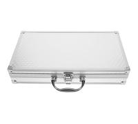 HEALEEP Étui de Transport Valise Portable Robuste en Alliage D'aluminium Mousse de Protection pour Microphone sans Fil pour Chanteurs en Extérieur