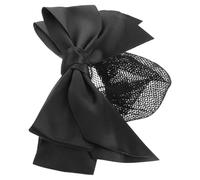 HEALEEP Filet à Cheveux Noir Pince Nœud en Maille Fine, Accessoire Professionnel pour Chignons, Maintien Stable pour Femmes Actives Bureau et Occasions Formelles