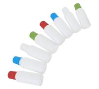 HEALEEP Flacon Applicateur à Embout Éponge 100 Ml/3,4 Oz 8 Pièces Flacon Vide Rechargeable en Plastique pour Remède et Coloration des Cheveux, Voyage et Applications Liquides Externes