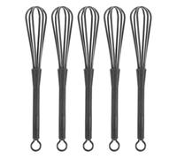 HEALEEP Fouets Mélangeurs 6.77 Pouces Lot de 5 en Plastique pour Pâtes Colorantes et Œufs, Ustensiles Pratiques et Solide pour Mélanges Homogènes Cuisine et Coiffure Réutilisable