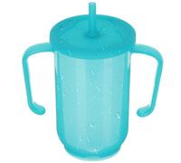 HEALEEP Gobelet d'Alimentation Liquide Couvercle et Paille, Conçu pour Patients Alités et Personnes Âgées en Établissement de Soins