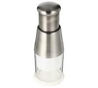 HEALEEP Hachoir à Ail Manuel en Acier Inoxydable, Coupe Légumes Facile à Nettoyer, sans Risque de Blessure, Cuisine Compacte et Rangement Pratique Couleur Aléatoire