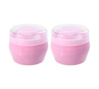 HEALEEP Houppette pour Tout-petit Ronde en Peluche Application Facile et Distribution Uniforme de Poudre, Lot de 2 Sets de Sets pour Bébé et Garçon et Filles, Présent de Naissance